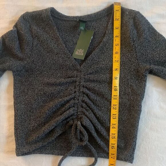 Wild Fable Cropped Sweater Gray Size M Women’s - Picture 6 of 9